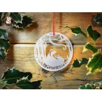 Acrylic Circle Decoration - 'Starry Night'