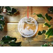 Acrylic Circle Decoration - 'Starry Night'