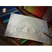 Paper Panda Colouring Sheets 