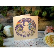 'Fairy Flutterby' Large Greeting Card