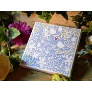 'I Love You So Very Much' Chunky Wrapped Canvas ready to hang papercut print 