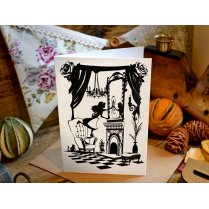 'Looking Glass' A6 Greeting Card 