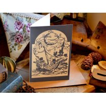 Owl & The Pussycat' A6 Greeting Card 