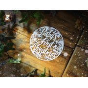 Papercut DIY Design Template - 'Baby's First Christmas Bauble & Card'