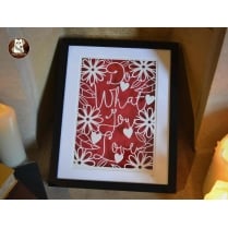 Papercut DIY Design Template - 'Do What You Love'