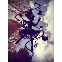 Papercut DIY Design Template 'Down the Rabbit Hole'