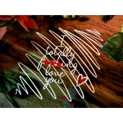 Papercut DIY Design Template - 'I Totally Effing Love You' 18+