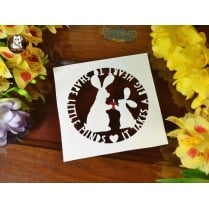 Papercut DIY Design Template - 'It Takes A Big Heart'