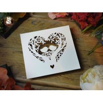 Papercut DIY Design Template 'Love Nest'