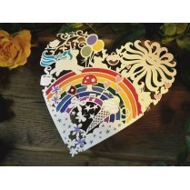 Papercut DIY Design Template - 'The Happiest Template In The Universe'