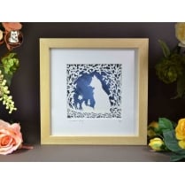 Papercut DIY Design Template - 'Watching'