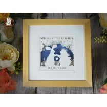Papercut DIY Design Template - 'We're all a little bit broken'