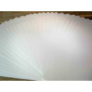 Papercutting Supplies - 25 x Blank Ivory/Cream Paper