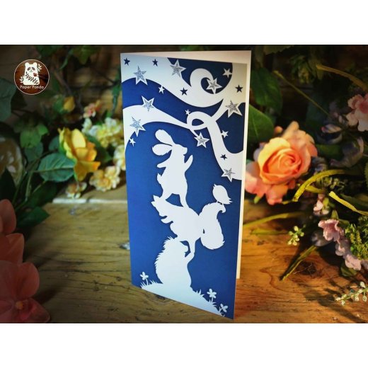 Paper Panda 'Reach for the Stars' Greeting Card