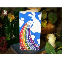 'Sending Love From Above' Greeting Card