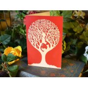 'Squirrel Tree' A6 Greeting Card 