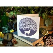 'Stag' Large Greeting Card