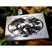 'Trip Trap' Chunky Wrapped Canvas ready to hang papercut print