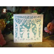 'Wedding Bunnies' Large Greeting Card