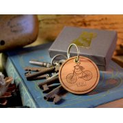 Wooden Etched Boxed Keyring - Various designs