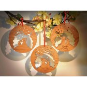 Wooden Hanging Decoration - 'Make A Wish'
