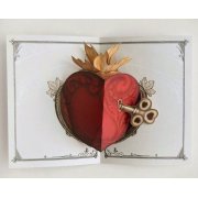 Sacred Heart Pop Up Greetings Card