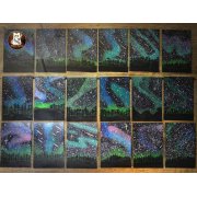 'SPACEO' - Hand Painted ACEOs by The Emily of Odd Hearts.